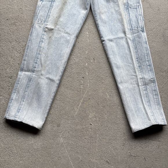 Deadstock 90s Dockers Jeans 30x32 Pleated Denim Levi’s Baggy Acid Wash Vintage - Picture 4 of 16